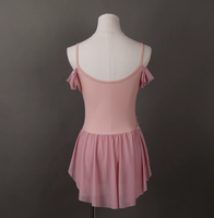 Robe de danse pour adultes, justaucorps rose à perles pour femmes, costumes de ballet pour la scène, robe de ballet pour compétition