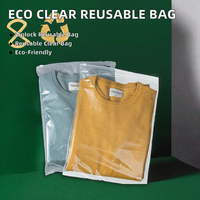 Pochette zippée en PE avec logo personnalisé, recyclable, imprimée en héliogravure, pour l'emballage de vêtements, maillots de bain, sous-vêtements, chaussettes, chaussures