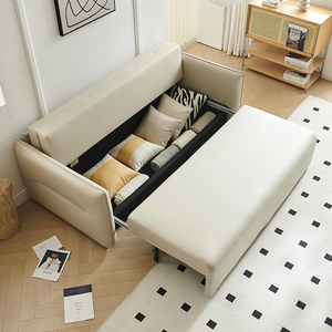 Nordic Simple Lounge Metal Patas 2 3 Asientos Sofá <span class=keywords><strong>Cama</strong></span> Beige <span class=keywords><strong>Italiano</strong></span> Cuero Real Sofá a prueba de agua <span class=keywords><strong>Cama</strong></span> - Product Image 5