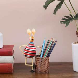 Support de stylo lapin de Pâques mignon, organisateur de bureau pour outils d'écriture, parfait pour les bureaux, les coins d'étude et les commandes en gros pour les entreprises - Product Image 2