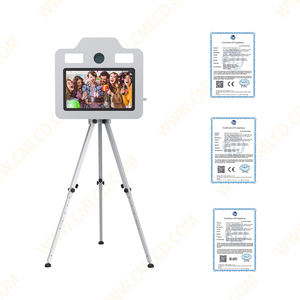 Chimee 2025 nuevo trípode Metal DSLR Cámara fotomatón 21,5 "Pantalla táctil impresión instantánea compartir <span class=keywords><strong>alquiler</strong></span> quiosco de negocios - Product Image 1