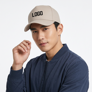Gorra de Béisbol de Algodón Ajustable con Logotipo Bordado y Serigrafiado Personalizado, Unisex, de 6 Paneles, Estilo Casual, en Tela Twill Amarillo Caqui - Product Image 1