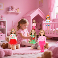 Vêtements pour poupées MSYO de 18 pouces, tenue en coton et polyester pour poupées américaines, vêtements de mode pour filles, vêtements de poupée personnalisés, vente en gros OEM ODM