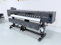 Impresora Fotográfica Eco Solvente de 1.88m (74 Pulgadas) con 2 Cabezales de Impresión I1600 I3200, Máquina de Impresión de Pancartas de Vinilo con Secador, Precio de Fábrica