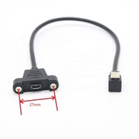 0,3m 90 grad nach oben nach unten rechter linker winkel panelhalterung mikro-usb-verlängerungskabel