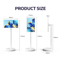 Offre Spéciale d'usine Rotation Android 12 Système Tactile 32 pouces TV Portable Smart Touch Monitor Écran Tactile Panneau D'affichage
