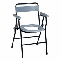 AndCare Commode de chevet en acier, capacité 100 kg, pour personnes âgées et handicapées - Fournitures de thérapie de réadaptation