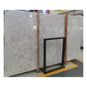 Natural stone countertop bianco carrara tile slab white italy marble price