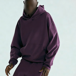 Unisex Cotton Hoodie Drop Shoulder Puff Sleeves Printed Daily Wear Comfortable Hoodie Customized Logo Streetwear Wholesale - Product Image 2