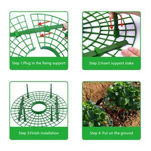 Support <span class=keywords><strong>de</strong></span> culture <span class=keywords><strong>de</strong></span> fraises A32 avec plateau cylindrique – Outil <span class=keywords><strong>de</strong></span> jardinage pour la plantation et les rangées <span class=keywords><strong>de</strong></span> fraises - Product Image 5