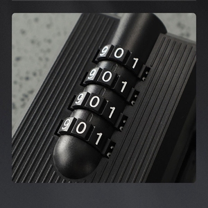 مثقاب زجاجي واحد خالٍ من YH3548 ، باب ميكانيكي ، قفل اتصال بكلمة مرور مكون من 4 أرقام - Product Image 3