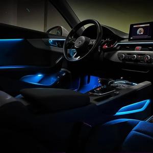 Luce Ambientale per Auto <span class=keywords><strong>Audi</strong></span> <span class=keywords><strong>A4</strong></span> S4 B9 B9.5 2017-2024, Lampada Atmosfera RGB <span class=keywords><strong>LED</strong></span> Symphony, 32 Colori, Controllo MMI, Kit di Modifica 12V, Garanzia 1 Anno - Product Image 5