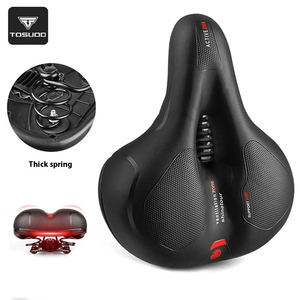 TOSUOD Cojín de <span class=keywords><strong>bicicleta</strong></span> súper suave <span class=keywords><strong>Asiento</strong></span> de <span class=keywords><strong>bicicleta</strong></span> de <span class=keywords><strong>montaña</strong></span> grueso con función antidolor de glúteos Conducción cómoda Estilo simple - Product Image 5