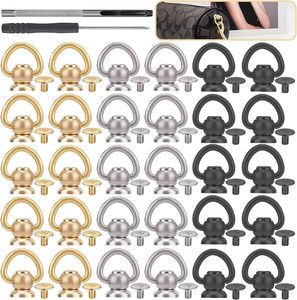 Remaches de latón con bola, remaches de latón para bolsos, para bricolaje, cuero, cuellos, cinturones, bolsos de mano, vaqueros, etc. - Product Image 1