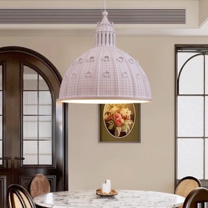 Modern Round Pendant Light E27 Led Single Head Chandelier For Living Room Dining Room Hotel Decorative Lighting - Product Image 1