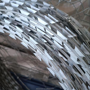 <span class=keywords><strong>Alambre</strong></span> <span class=keywords><strong>de</strong></span> Púas Concertina BTO22 para el Mercado Filipino, Estándar, 500 mm <span class=keywords><strong>de</strong></span> Diámetro Exterior, Alta Resistencia, <span class=keywords><strong>Alambre</strong></span> <span class=keywords><strong>de</strong></span> 2.5 mm para Construcción - Product Image 1