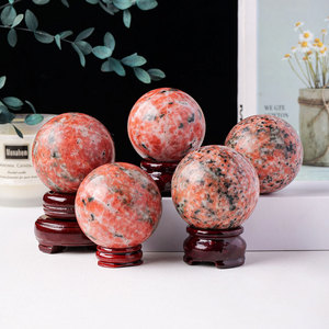 All'ingrosso sfera di cristallo curativa <span class=keywords><strong>naturale</strong></span> lucido <span class=keywords><strong>pietra</strong></span> <span class=keywords><strong>del</strong></span> <span class=keywords><strong>sole</strong></span> e verde tormalina sfera per la decorazione - Product Image 6
