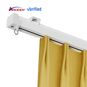 ARODDY <span class=keywords><strong>Rail</strong></span> de rideau multifonctionnel 49,6 pouces, moderne et minimaliste, réglable, pour fenêtre, <span class=keywords><strong>sur</strong></span> mesure - Product Image 1