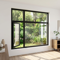 Ventana Abatible de Aluminio con Rotura de Puente Térmico y Marco Delgado Penjoy para una Vista Panorámica Moderna