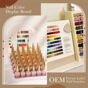Pantalla de tabla de colores de uñas vacías de etiqueta privada OEM MissGel para selección de color de esmalte de gel - Product Image 6