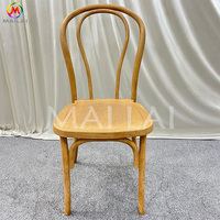 Chaise de mariage Chiavari en résine plastique empilable, motif grain de bois moderne, pour événements et fêtes en extérieur