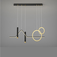 Moderno lampadario a soffitto a LED in oro nero plafoniere per interni soffitto per soggiorno camera da letto decorare lampade illuminazione domestica