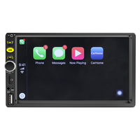Autoradio Bluetooth double DIN sans fil Carplay Android Auto Radio FM USB Autoradio universel Écran tactile 7 pouces