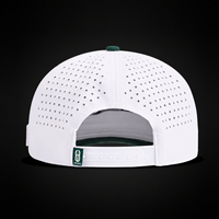 Casquette de golf et de baseball unisexe légère, perforée à découpe laser, avec logo personnalisé OEM, pour le sport, la course et le cyclisme, en tissu Oxford à pois