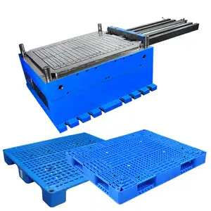 Plastic Injection Of Hdpe Pallet Mold Mould Maker For 1000*800*150 9 Legs Plastic Maker