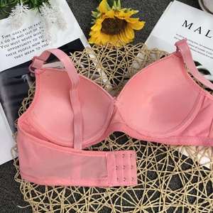 Người phụ nữ bông ren áo ngực in cộng với kích thước mỗi ngày Áo Ngực cung trang trí lớn đầy đủ bảo hiểm ly lớn kích thước phụ nữ cộng với kích thước đệm áo ngực - Product Image 5