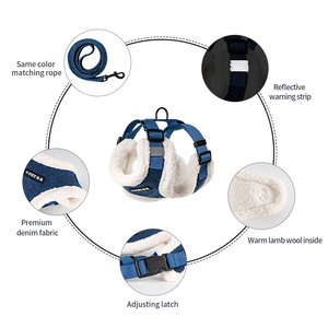 Ensemble de harnais de luxe pour chien formation soutien émotionnel harnais confortable collier et harnais pour chien fournisseurs de créateurs - Product Image 3