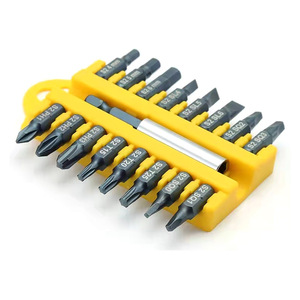 S2 <b>Screwdriver</b> <b>Bit</b> <b>Set</b> 20-40Pcs Industrial Grade Phillips Flathead <b>Bits</b> For Electric Air Tools - Product Image 4