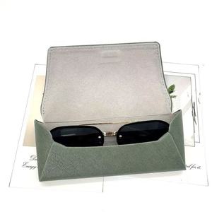 Sonnenbrillen Verpackung Luxus Brillen Lagerung Pu Leder Specs Fall Schwarz Weiß Rechteck Hersteller Brillen etui - Product Image 4