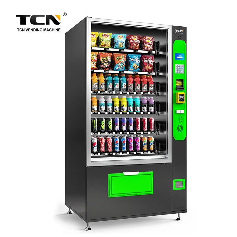 TCN Drink Snack Vending Machine Personalizado Snackautomaten Vending Exportação para a Europa