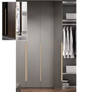Poignée de porte de cuisine BAOCHUN <span class=keywords><strong>Frency</strong></span>, boutons de porte argentés, tirador dorado - Product Image 5