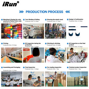 <span class=keywords><strong>IRun</strong></span> Logo imprimé personnalisé OEM pare-soleil hommes femmes casquette de plage bande élastique douce visière de sport d'été casquette de golf - Product Image 6