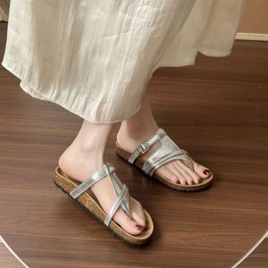 2026 for Style <b>Flat</b> <b>Sandals</b> for Women Summer Outdoor Retro Roman Fashion with Casual Toe Loop <b>Flat</b> Heel Slides Slippers - Product Image 4
