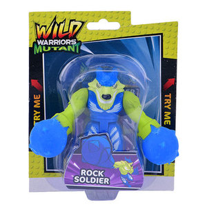 Personalizable de fábrica de plástico figuras de acción Transformable Sabam Wild Warriors y juguetes mutantes criaturas estirables - Product Image 4