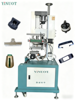 Nouvelle presse à chaud automatique haute vitesse YiNUOT en aluminium avec servomoteur pour transfert thermique, estampage, gaufrage, impression d'étiquettes sur tubes et presse à plat