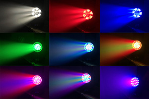 Cabezal de luz móvil con Zoom, lámpara LED RGBW de 19x15w, 4 en 1, accesorio de lavado para escenario, Bar y <span class=keywords><strong>discoteca</strong></span>, el más Popular - Product Image 5