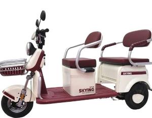 Triciclo Pedicab con Marco de Acero, 3 Velocidades, Motor de 48V 500W, Batería de Plomo-Ácido, Asiento para Pasajeros, 30-50Km/h - Product Image 3