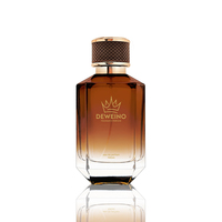 Flacon de Parfum en Verre avec Logo Personnalisé 30ml 50ml 100ml, Flacon Vaporisateur de Parfum en Verre Ambré avec Emballage Moderne