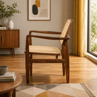 Fauteuil au design moderne et élégant, structure en bois durable de haute qualité, vente chaude pour la maison, l'extérieur, l'hôtel, les loisirs