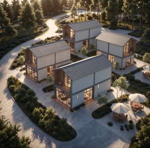 原厂<span class=keywords><strong>3</strong></span>卧室模块化豪华别墅定制防水预制房屋预制住宅集装箱房 - Product Image 5