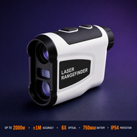 Télémètre laser de golf professionnel INORM LAB 800, portée de 2000 m, écran LCD, grossissement 6X, couleur camouflage, batterie intégrée de 750 mAh