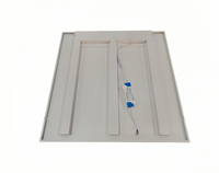 40W 595*595mm 600*600mm Grille carrée Led Panneau lumineux Trois flux de lumière rougeoyante Éclairage intérieur
