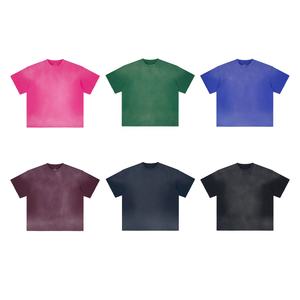 Acid Wash Effect T <b>Shirt</b> 100% Cotton Heavyweight Material Vintage Wash Finish <b>Oversized</b> Fit Unisex Streetwear T <b>Shirt</b> - Product Image 4