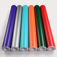 Vinilo Autoadhesivo para Corte, Colores Brillantes, Acabado Brillante, Lámina de PVC para Plotter, Rollo de Vinilo para Señalización Publicitaria