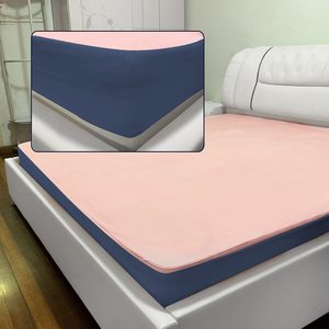 למתוח לעטוף תיבת אביב כיסוי-4 דרך למתוח ג 'רזי לסרוג, אולטרה רך, קמט חינם, החלפת מיטת חצאית למלון - Product Image 4