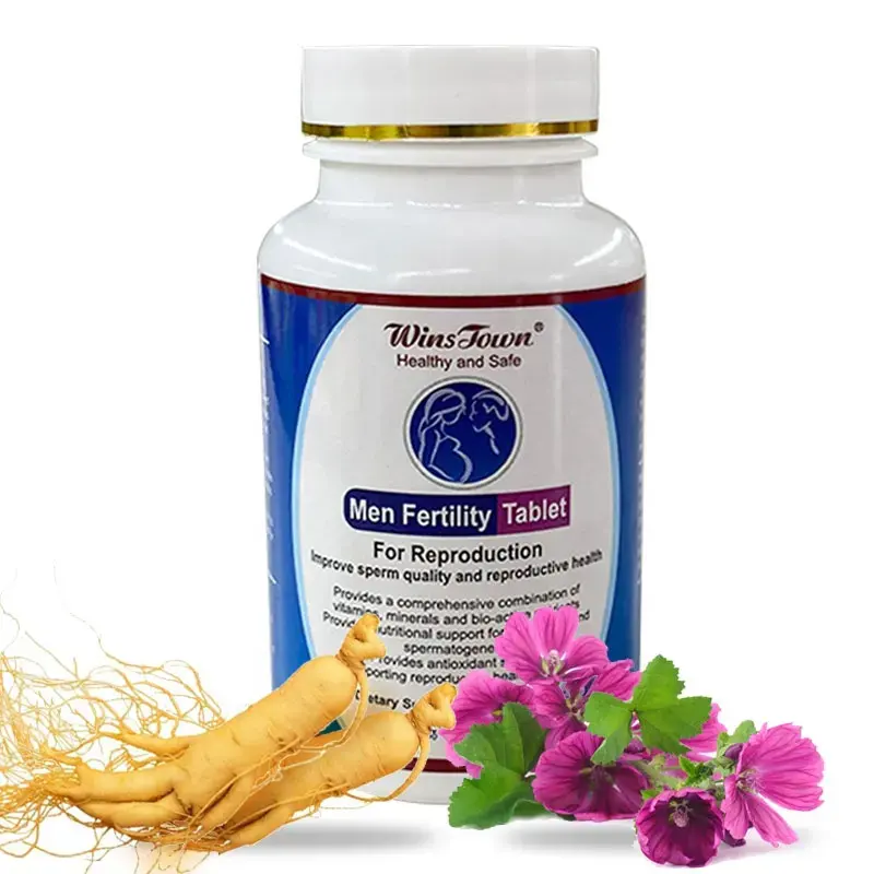 Men Fertility Tablet Natural organic man herbal Private Label MACA Ginseng capsules personal Health care Fertility tablets